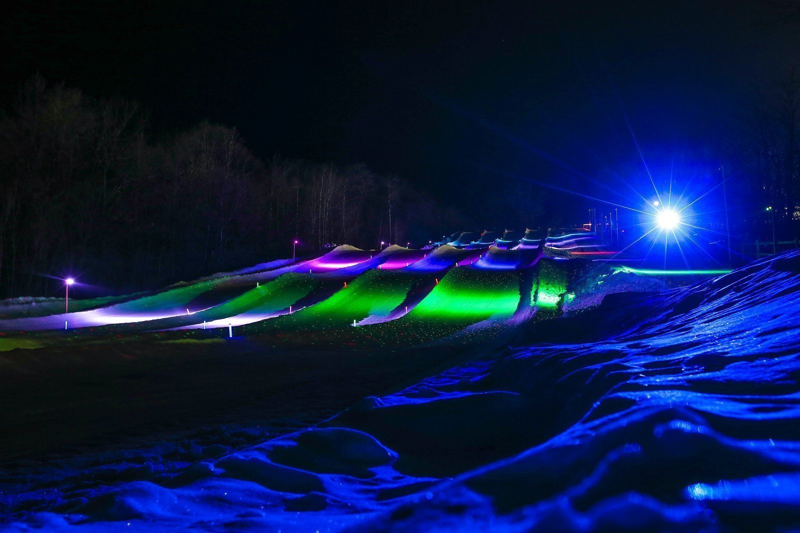 snowtubing rates amp hours powder ridge powder ridge laser light tubing